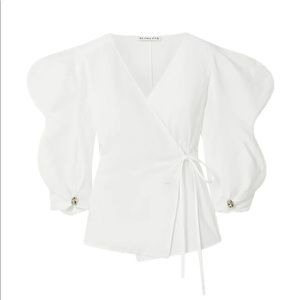 NWT! Rejina Pyo Mia cotton wrap top